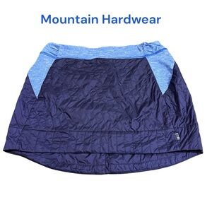 Mountain Hardwear Trekkin Skirt Sz XL Blue/Navy